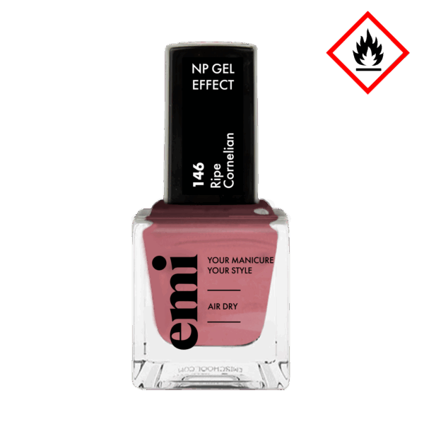 Oja cu efect de gel Ultra Strong NP Ripe Cornelian Nr. 146, 9 ml.