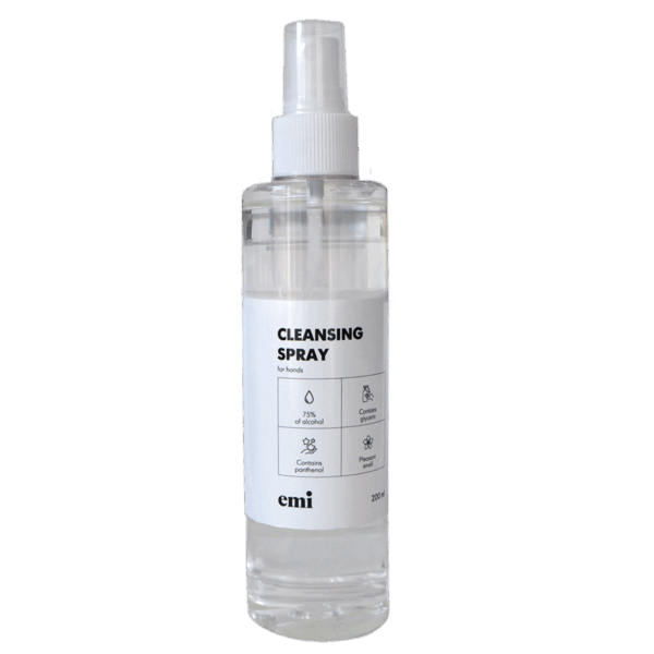 Dezinfectant maini si unghii E.MiLac Cleansing Spray, 200ml