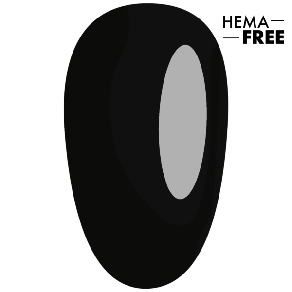 Oja semipermanenta E.MiLac Black Gloss Nr.030, 15ml