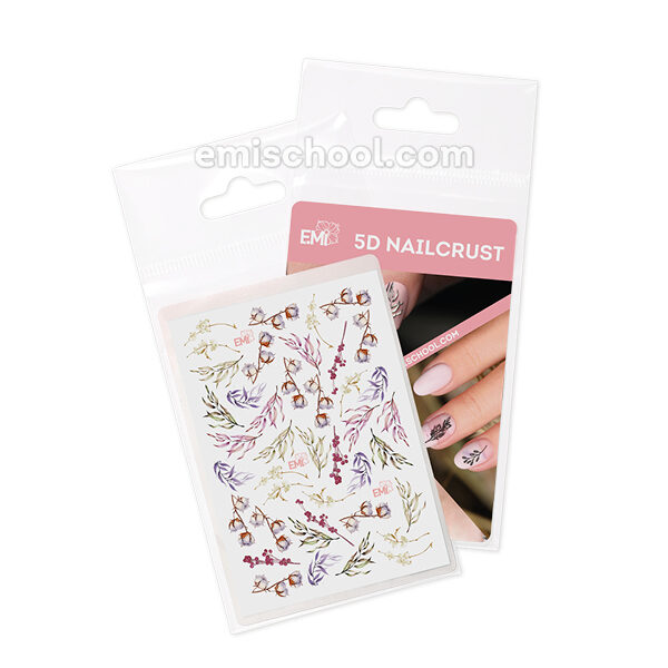 Mini Nailcrust 5D Cotton Flowers Nr.12 sticker unghii
