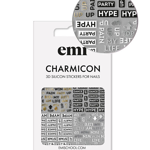 Mini Chrmicon 3D Hype Nr.180 sticker unghii