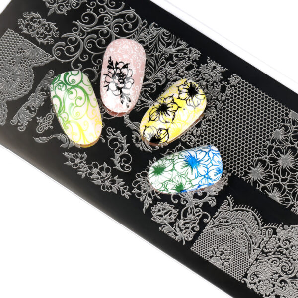 Matrita pentru stampila  unghii Lace nr.4
