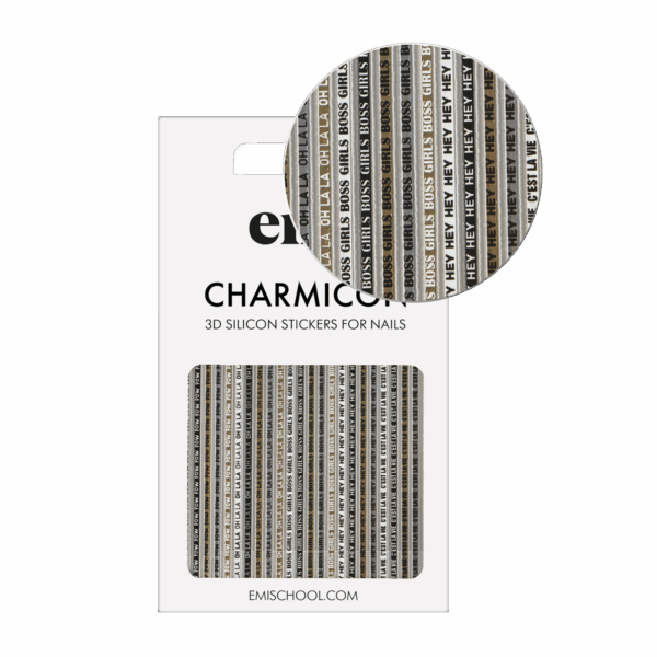 MiniCharmicon 3D Silicone Stickers Nr.244 Oh la la