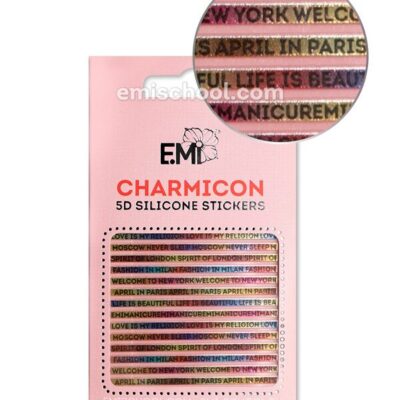 Mini Charmicon 5D Words Nr.103 sticker unghii