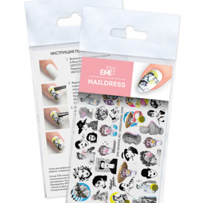 Mini Naildress Slider Design Nr. 54 David sticker unghii