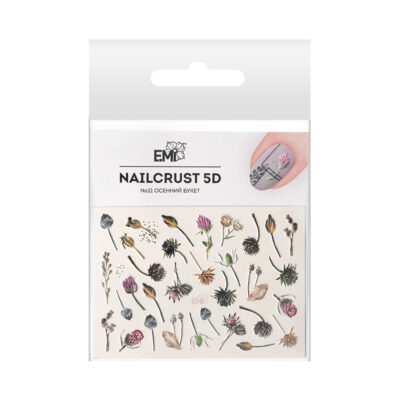 Mini Nailcrust 5D Autumn Bouquet Nr.21 sticker unghii