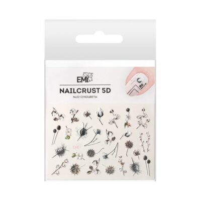 Mini Nailcrust 5D Dried Flowers Nr.22 sticker unghii
