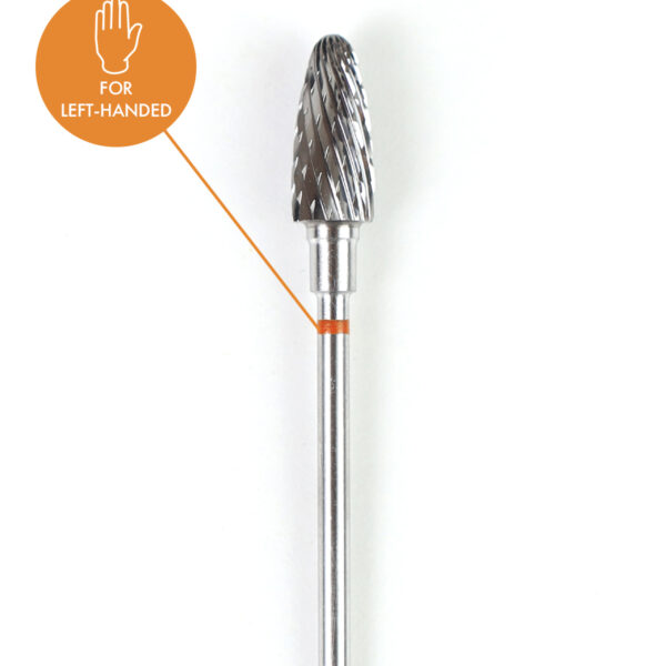 Cap freza indepartat material artificial E.Mi Carbid Con 6mm (destinate persoanelor stângace)