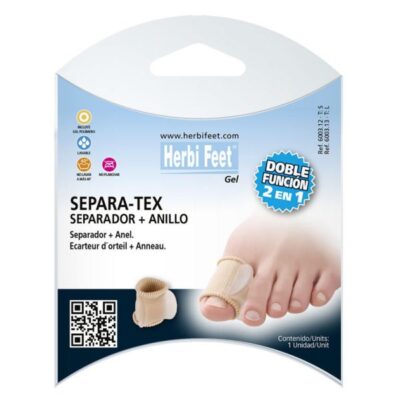 Separator de degete Separa-Tex cu gel, pentru protectie si frecare, marime S, IN6003.12