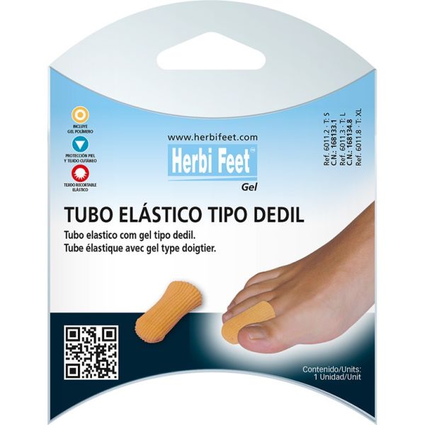 Tub elastic tip deget cu gel, marime L
