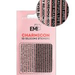 Mini Charmicon 5D Words Nr.94 sticker unghii