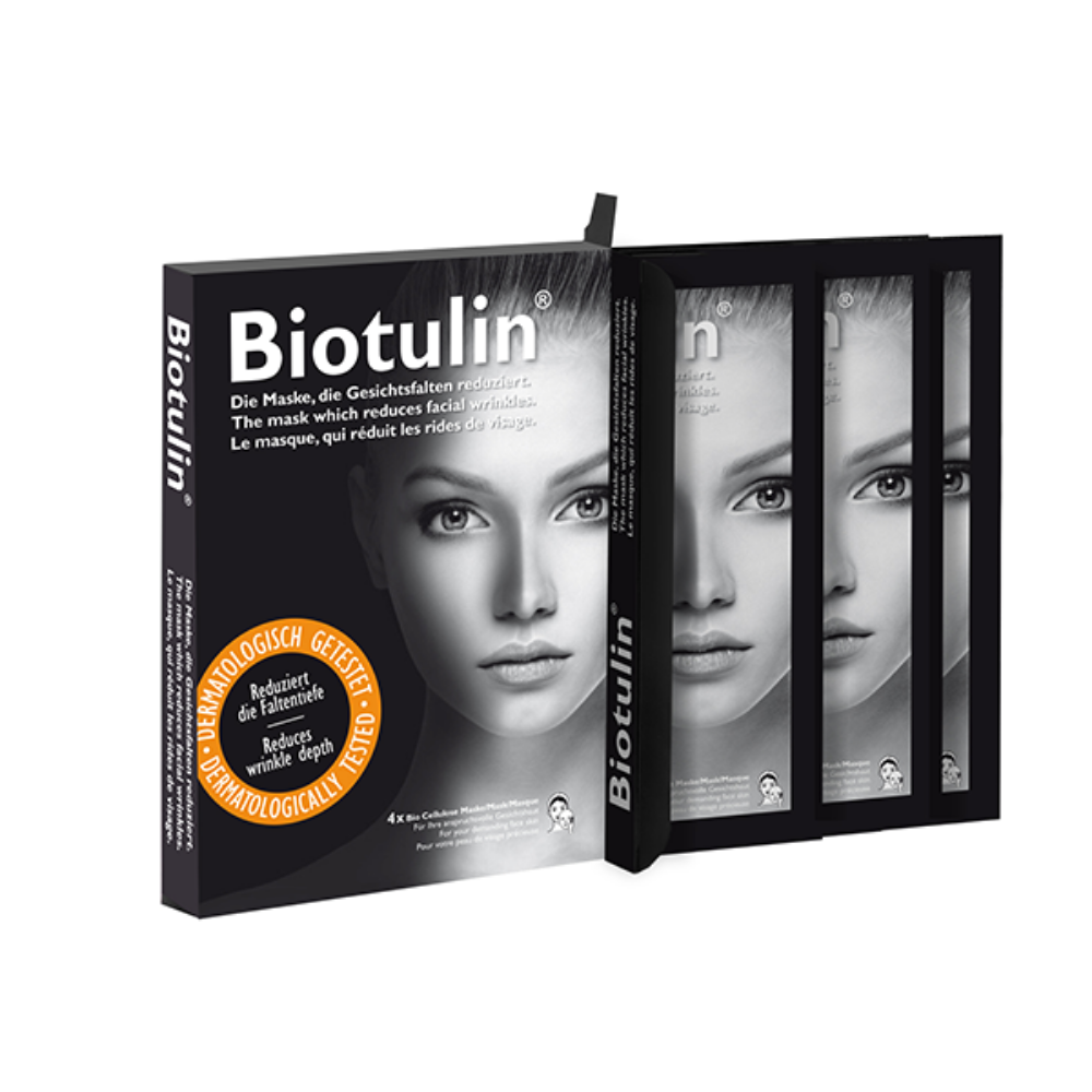 Masca antirid si pete pigmentare Biotulin® Bio Cellulose Mask, 4 buc x 8 ml