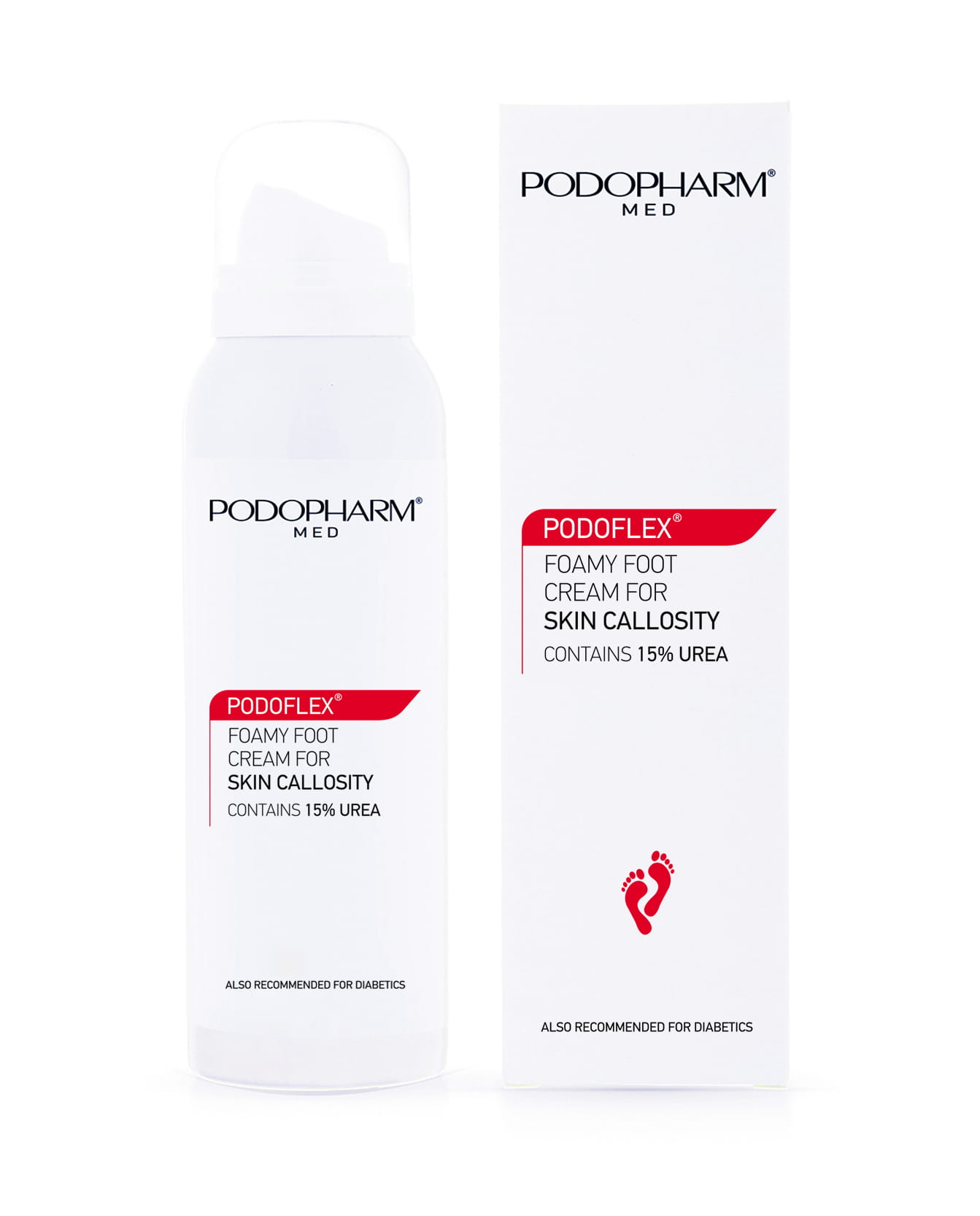Spuma crema pentru calozități PODOPHARM PROFESSIONAL Podoflex® PM09, 125ml
