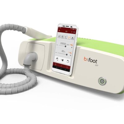 Micromotor smart cu aspiratie b-on-foot verde/alb