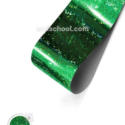 Folie Holografica Green Fine Point