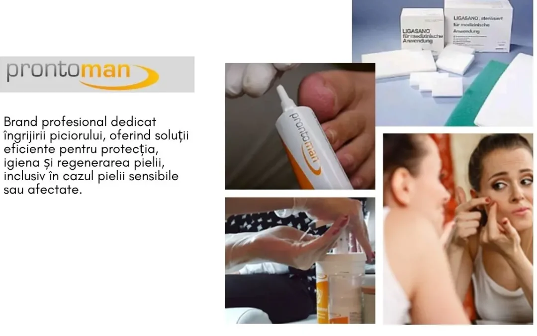 PRONTOMAN – Îngrijire profesională pentru picior diabetic și piele sensibilă