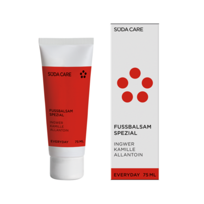 Crema cu efect de incalzire pentru picioare SÜDA CARE EVERYDAY Fussbalsam Spezial 5042, 75ml