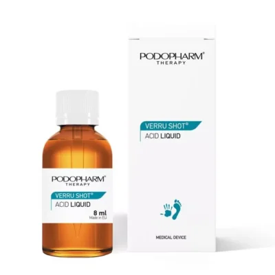 Tratament profesional veruci/negi VERRU SHOT® ACID LIQUID PODOPHARM 8ml – PT06